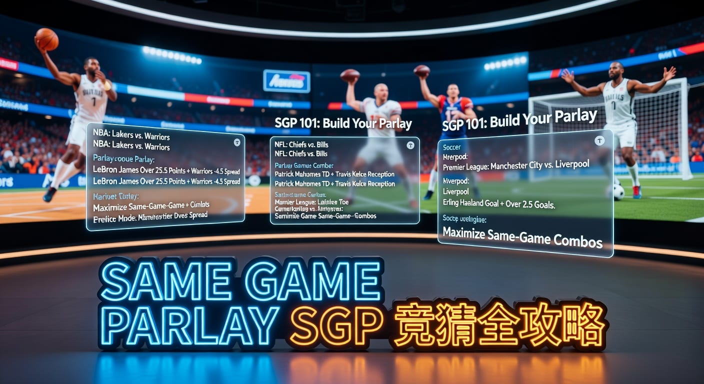 超级过关 same game parlay SGP：PM国际体育官网投注技巧与风控