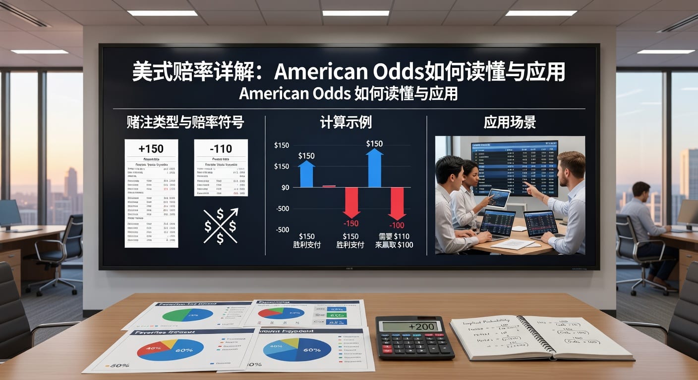 美式赔率 american odds：规则、换算与实战判断