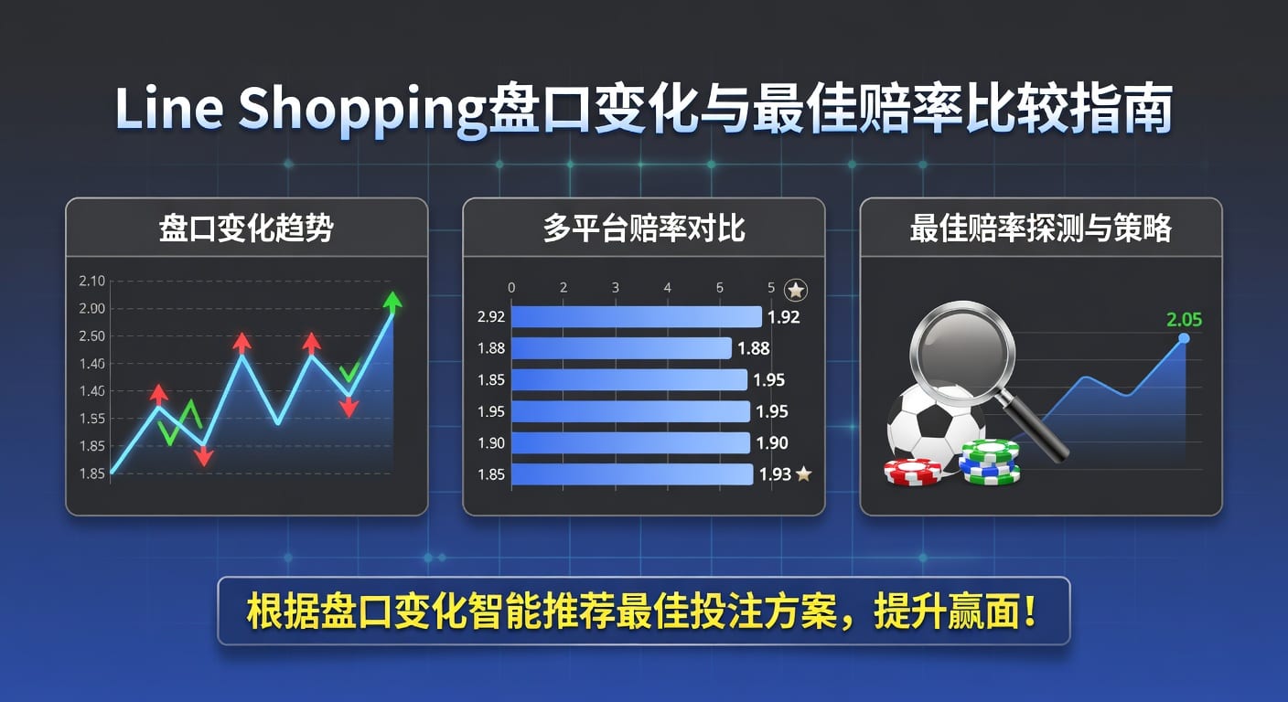 line shopping 盘口变化与最佳赔率比较：2026年世界杯投注